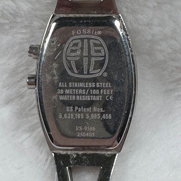 Vintage Fossil Animated  Flashing Heart Watch Big Tic ES-9566 Womens Quartz Y2K main image 6